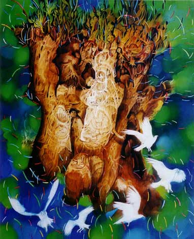 Le jacassier etincelant