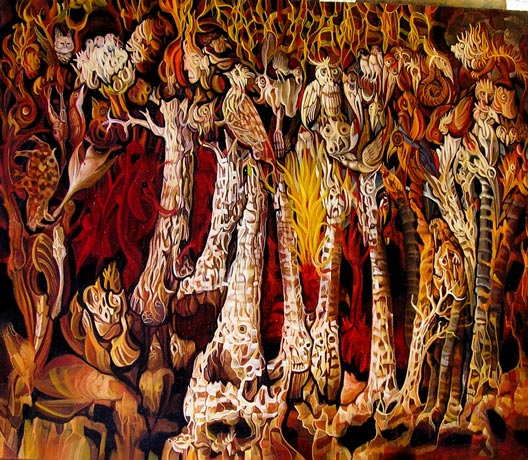 Les oiseaux presque effrayes