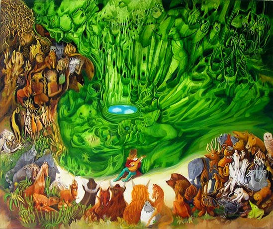 Orphee charmant les animaux